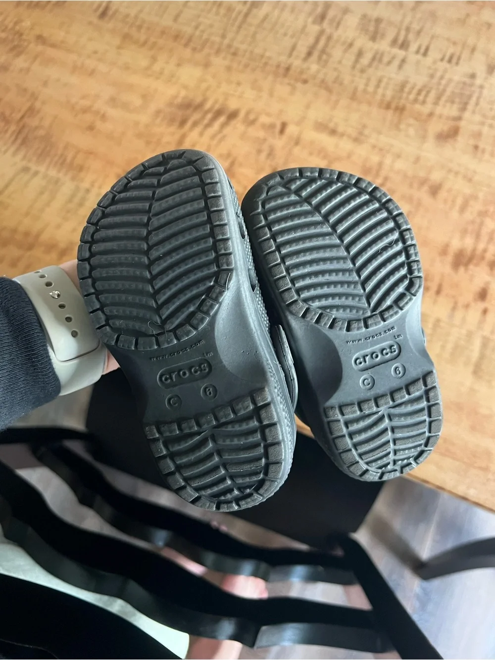 CROCS Kids Black Baya Clogs